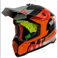 Мотошолом MT Falcon MX802 Arya A4 Fluo Orange/Black L